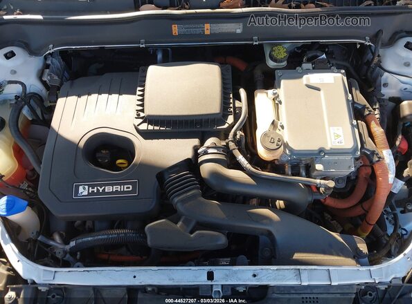 3FA6P0LU1GR342268 2016 FORD FUSION HYBRID White Вид ззаду