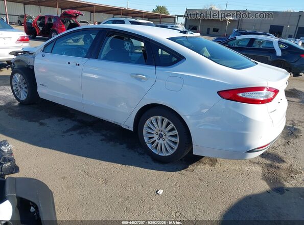 3FA6P0LU1GR342268 2016 FORD FUSION HYBRID White Задня ліва чверть