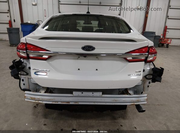 3FA6P0LU1JR103245 2018 FORD FUSION HYBRID White Դիմացի տեսք