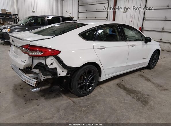 3FA6P0LU1JR103245 2018 FORD FUSION HYBRID White Հետևի աջ