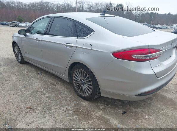 3FA6P0LU1JR124645 2018 FORD FUSION HYBRID Silver Tył lewy