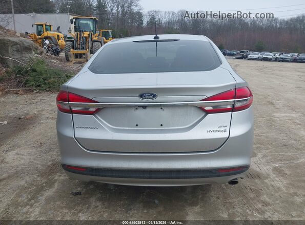 3FA6P0LU1JR124645 2018 FORD FUSION HYBRID Silver 
