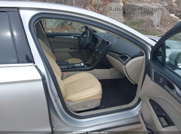 3FA6P0LU1JR124645 2018 FORD FUSION HYBRID Silver Widok wnętrza z przodu