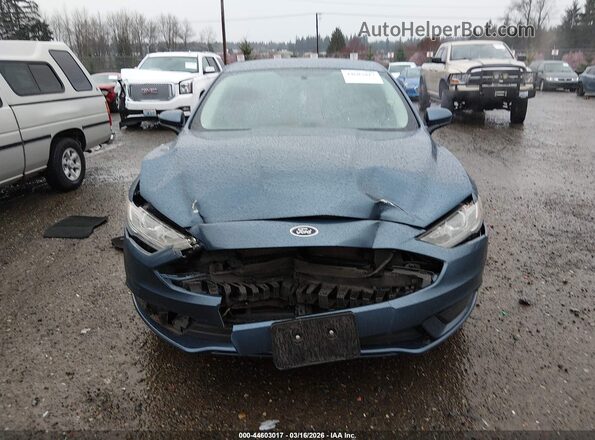 3FA6P0LU2JR274697 2018 FORD FUSION HYBRID Blue Rear interior view