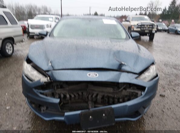 3FA6P0LU2JR274697 2018 FORD FUSION HYBRID Blue Front view