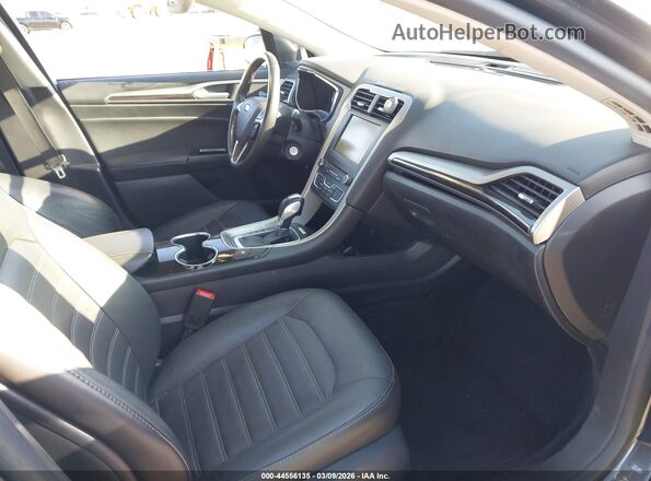 3FA6P0LU3GR195662 2016 FORD FUSION HYBRID Gray Widok wnętrza z przodu