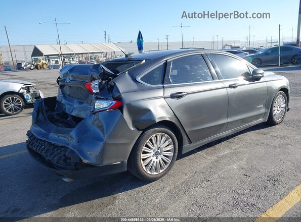 3FA6P0LU3GR195662 2016 FORD FUSION HYBRID Gray Tył prawy