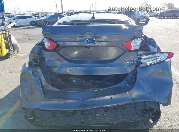 3FA6P0LU3GR195662 2016 FORD FUSION HYBRID Gray Widok z przodu