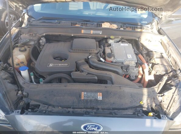 3FA6P0LU3HR260169 2017 FORD FUSION HYBRID Gray Vista trasera