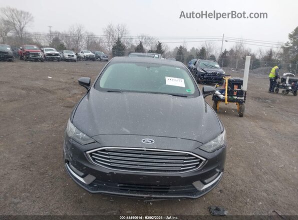 3FA6P0LU4JR206546 2018 FORD FUSION HYBRID Gray Instrument cluster view