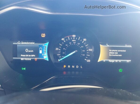3FA6P0LU4KR105671 2019 FORD FUSION White 