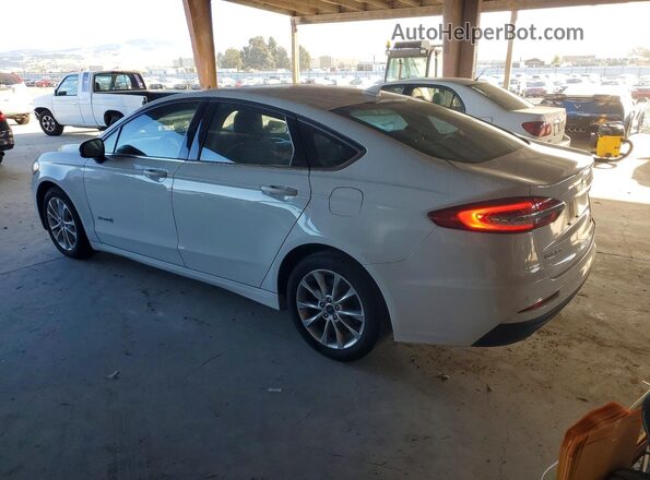 3FA6P0LU4KR105671 2019 FORD FUSION White 