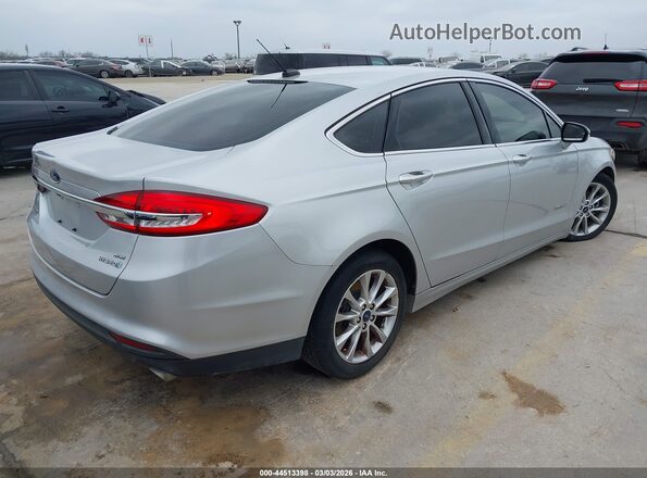 3FA6P0LU5HR165046 2017 FORD FUSION HYBRID Silver 