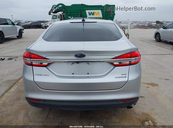 3FA6P0LU5HR165046 2017 FORD FUSION HYBRID Silver 