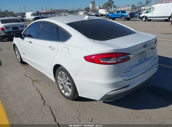 3FA6P0LU5KR200207 2019 FORD FUSION HYBRID White 