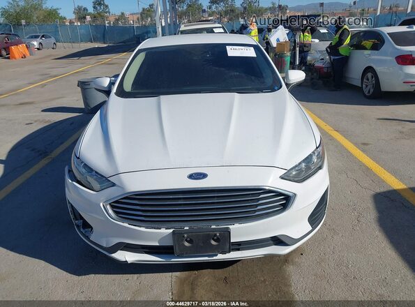3FA6P0LU5KR200207 2019 FORD FUSION HYBRID White 