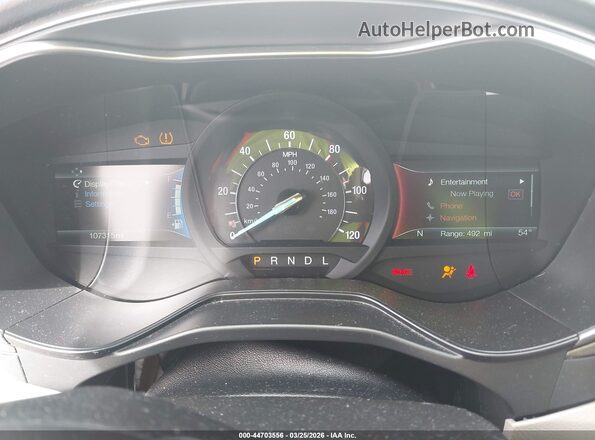 3FA6P0LU5KR242330 2019 FORD FUSION HYBRID White Вид задніх сидінь