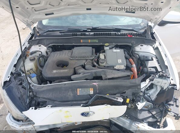 3FA6P0LU5KR242330 2019 FORD FUSION HYBRID White Вид ззаду