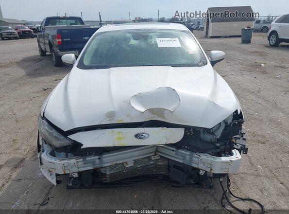 3FA6P0LU5KR242330 2019 FORD FUSION HYBRID White Вид щитка приладів