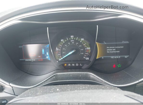 3FA6P0LU7GR130782 2016 FORD FUSION HYBRID Silver Widok tylnych siedzeń