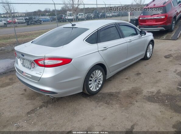 3FA6P0LU7GR130782 2016 FORD FUSION HYBRID Silver Tył prawy