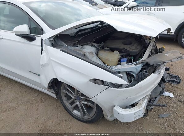 3FA6P0LU7HR165260 2017 FORD FUSION HYBRID White 