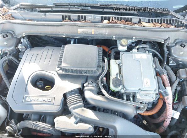 3FA6P0LU7HR374773 2017 FORD FUSION HYBRID Gray Widok z tyłu