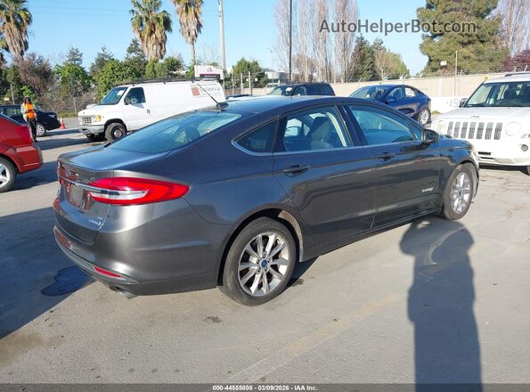 3FA6P0LU7HR374773 2017 FORD FUSION HYBRID Gray Tył prawy