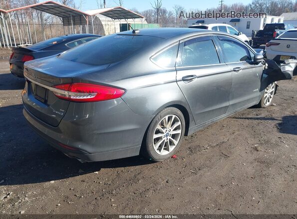3FA6P0LU8HR138391 2017 FORD FUSION HYBRID Gray 