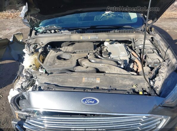 3FA6P0LU8HR138391 2017 FORD FUSION HYBRID Gray 