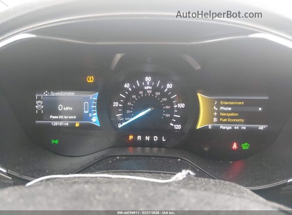 3FA6P0LU8KR109965 2019 FORD FUSION HYBRID Silver Widok tylnych siedzeń