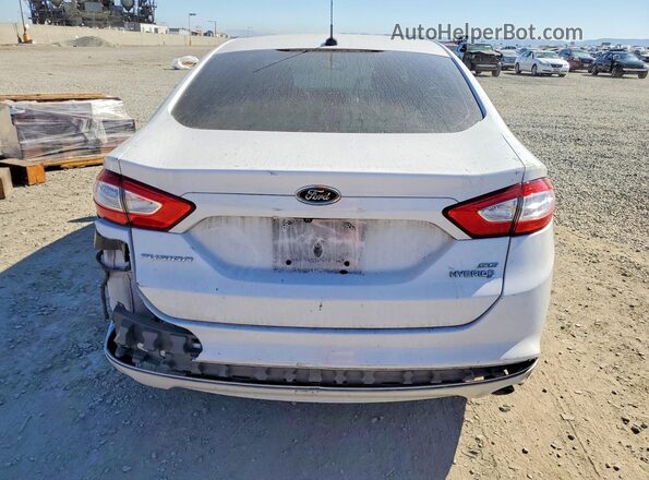 3FA6P0LU9GR389354 2016 FORD FUSION Белый Вид сзади