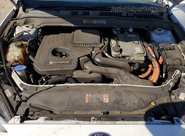 3FA6P0LU9GR389354 2016 FORD FUSION Белый Вид задней части салона