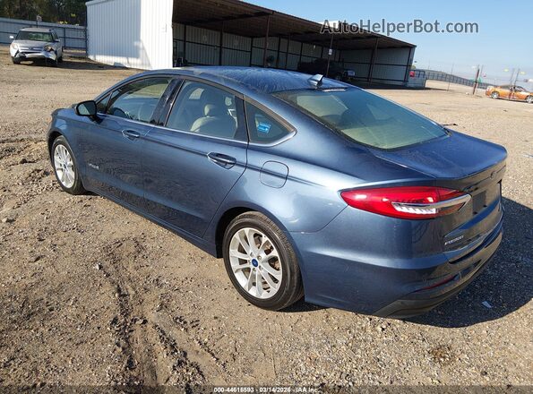 3FA6P0LU9KR137757 2019 FORD FUSION HYBRID Teal უკანა მარცხენა