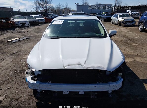 3FA6P0LUXJR138902 2018 FORD FUSION HYBRID White Instrument cluster view
