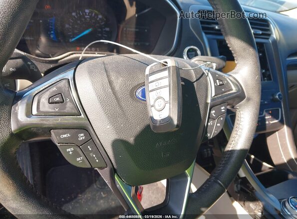 3FA6P0MU0KR264136 2019 FORD FUSION HYBRID Black Dashboard view