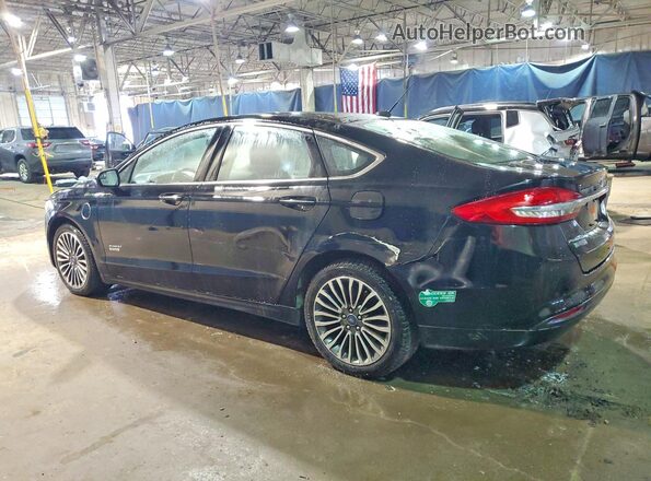 3FA6P0PU9JR136942 2018 FORD FUSION Черный Задняя левая четверть