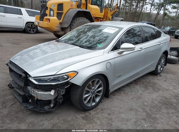 3FA6P0PUXJR174891 2018 FORD FUSION ENERGI Gray Przód lewy