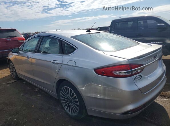 3FA6P0RU1JR250267 2018 FORD FUSION Silver 