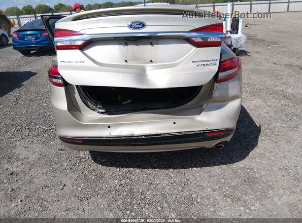 3FA6P0RU3JR140949 2018 FORD FUSION HYBRID Gold 