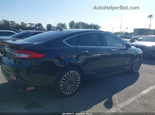 3FA6P0SU8JR204512 2018 FORD FUSION ENERGI Black Rear interior view