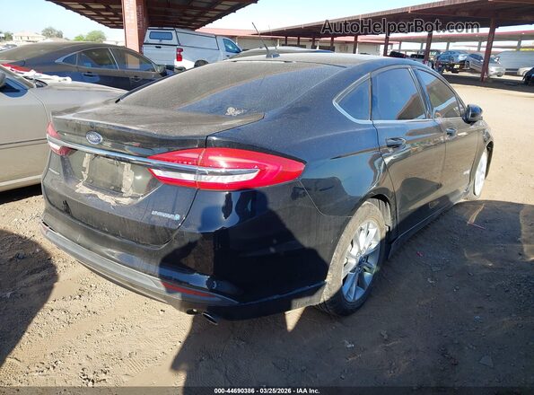 3FA6P0UU3HR236341 2017 FORD FUSION HYBRID Black Tył prawy