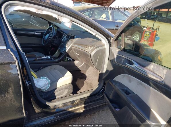 3FA6P0UU3HR236341 2017 FORD FUSION HYBRID Black Widok wnętrza z przodu