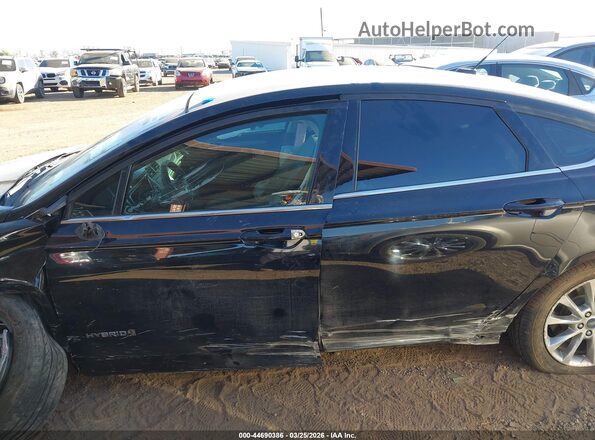 3FA6P0UU3HR236341 2017 FORD FUSION HYBRID Black Widok wnętrza 360 stopni