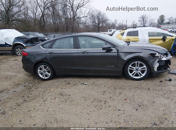 3FA6P0UU7JR142002 2018 FORD FUSION Gray Панорамний вид салону 360°