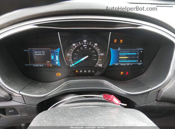 3FA6P0UU7JR142002 2018 FORD FUSION Gray Вид задніх сидінь