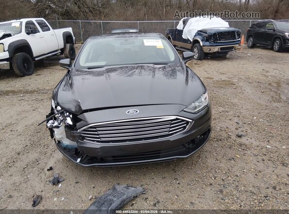3FA6P0UU7JR142002 2018 FORD FUSION Gray Вид задньої частини салону
