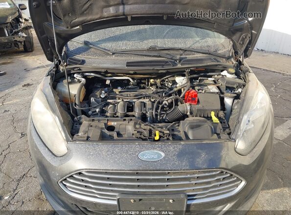 3FADP4BJ1JM129671 2018 FORD FIESTA Gray Rear view