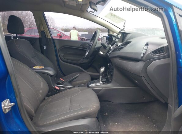 3FADP4BJ1JM138838 2018 FORD FIESTA Blue Front interior view