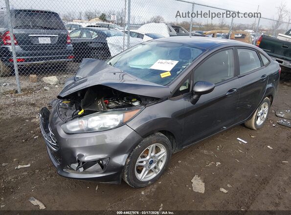 3FADP4BJ3KM164410 2019 FORD FIESTA Gray წინა მარცხენა ხედი სამი მეოთხედიდან